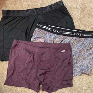 3 pairs Large Jockey Boxer briefs